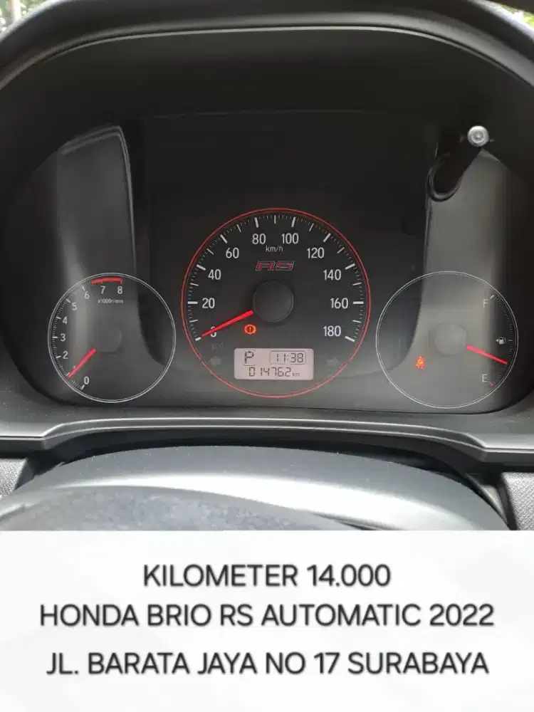 (KM 14 RIBU) HONDA BRIO RS AUTOMATIC 2022