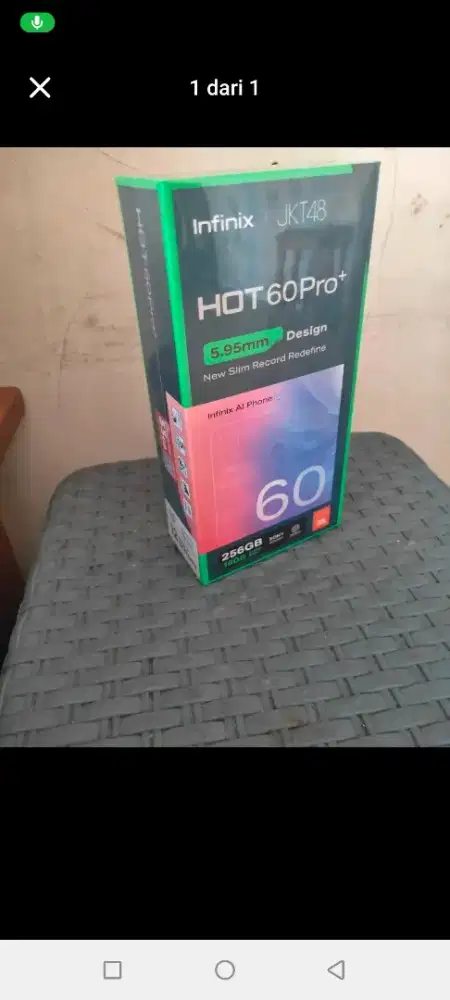 Infinix hot 60 pro plus 8/256 baru