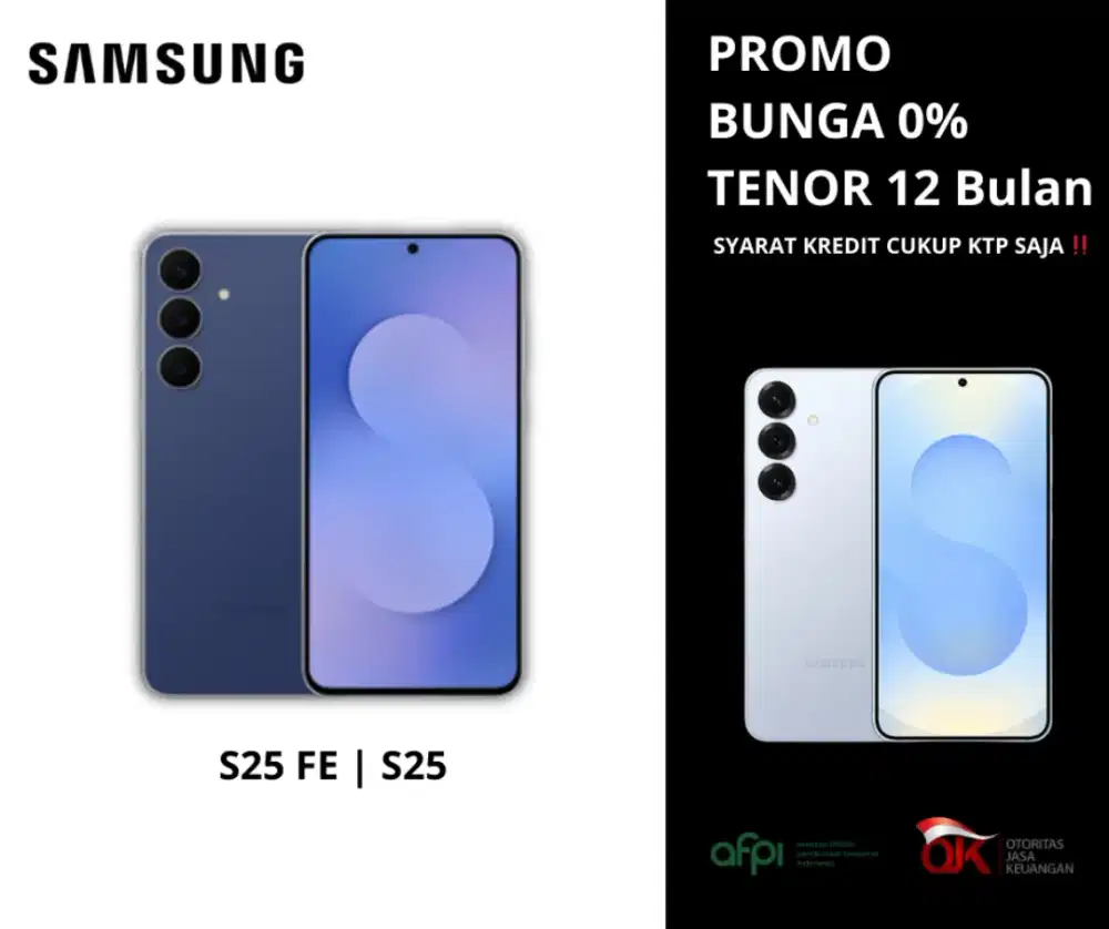 PEMBELIAN KREDIT SAMSUNG S25 SE | S25 TENOR 12 BULAN PROMO BUNGA 0%
