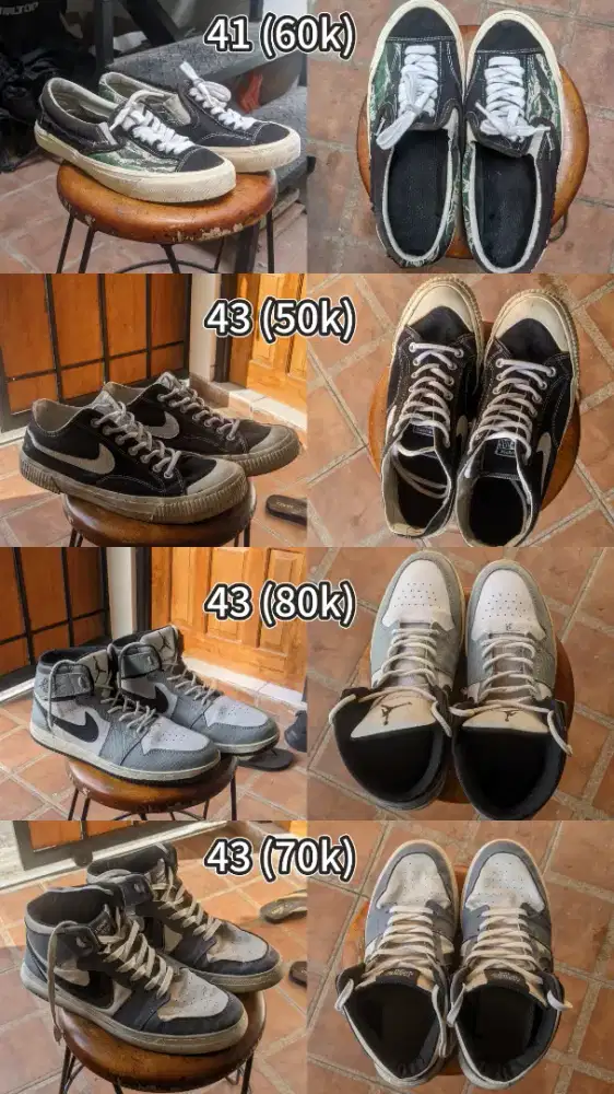 Sepatu Second Borongan/per item