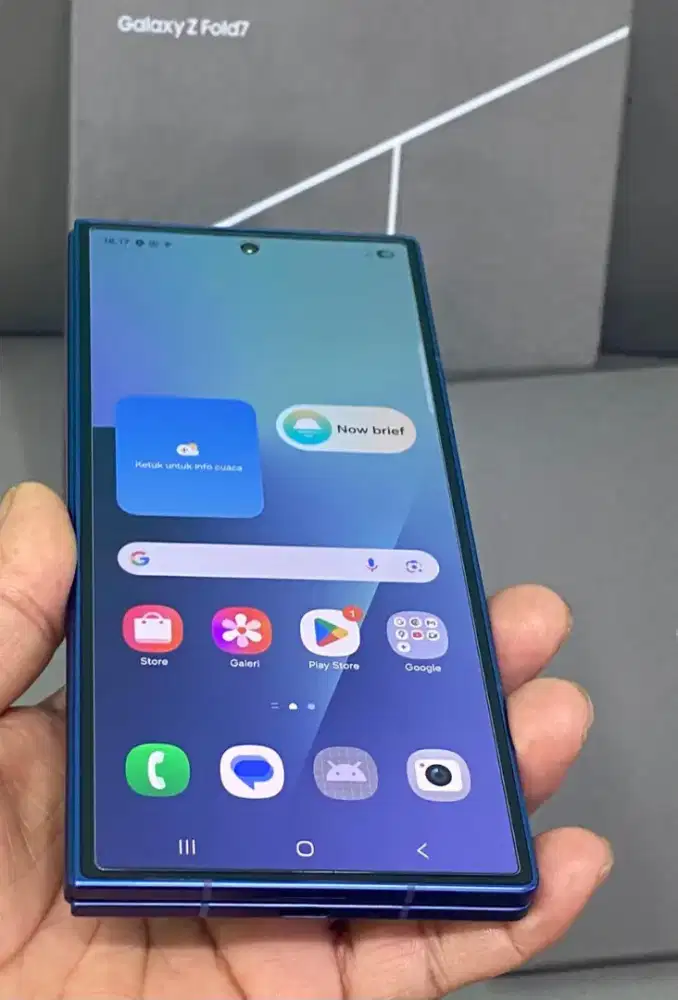 Samsung zfold 7 ram 12/256GB blue Resmi