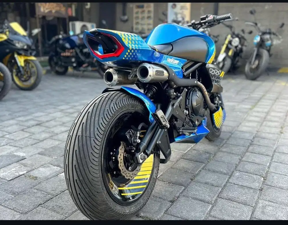 Kawasaki ER-6n 650cc 2012 Custom Naked – Kondisi Istimewa