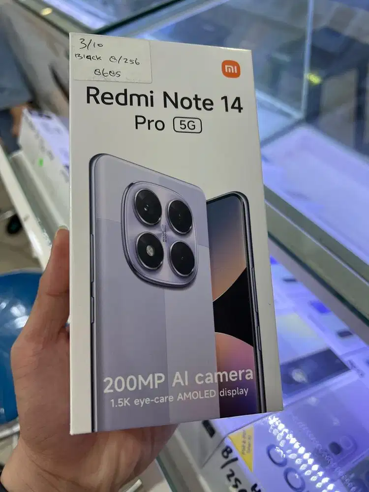Redmi Note 14Pro 5G ram8/256gb new garansi resmi xiaomi tam ready