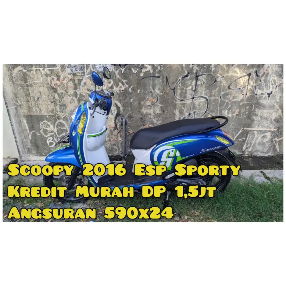 Scoopy Esp 2016 Sporty Mesin Nyuss