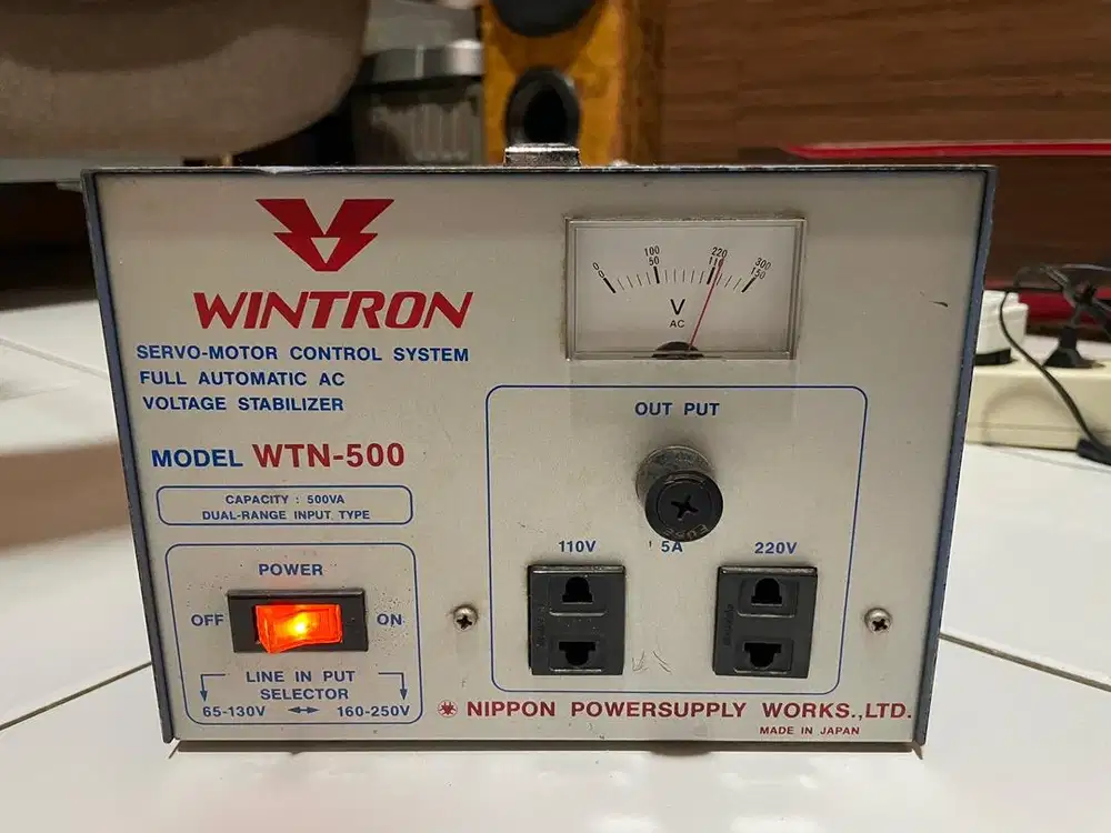 Stabilizer Wintron 500 wat,made in Japan,Normal