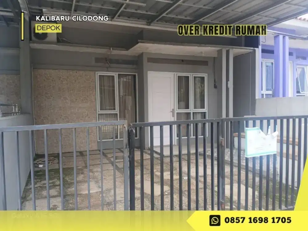 Jual Take Over Rmh 89JT dkt Alun alun GDC di Cluster Bomar Residence Depok