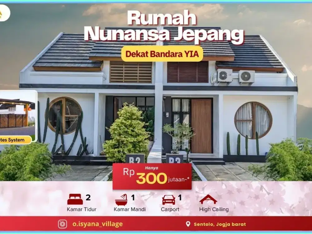 Rumah Murah Jogja Jepang Belakang Brimob Sentolo Dalam Cluster