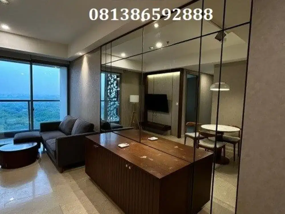 Apartemen Gold Coast Pik 2+1 BR, Furnished rapi interior bagus,sea view