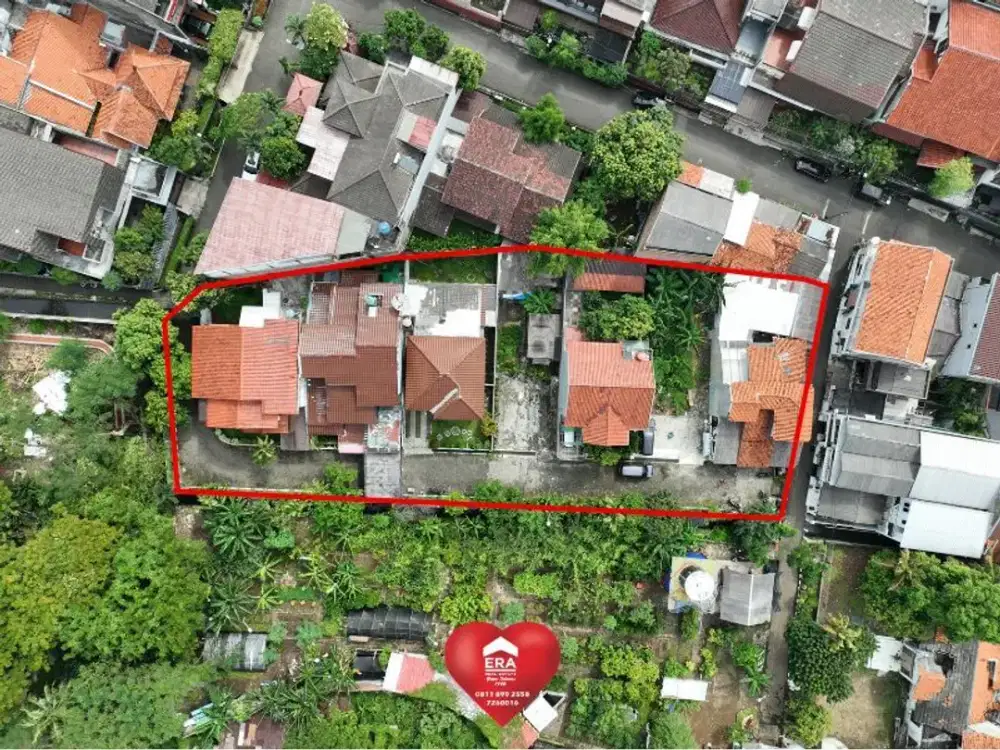 5 Rumah + 2 Kav di Jl Bendi Jakarta Selatan