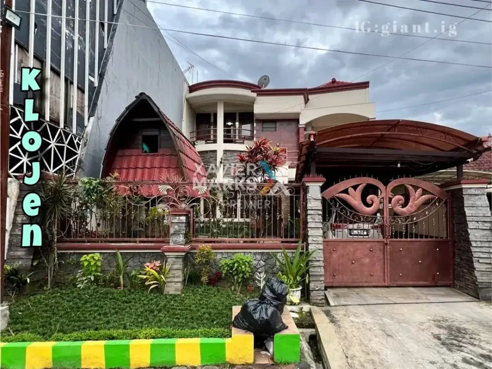 Rumah Klasik 2 Lantai pusat kota di daerah Ijen, Klojen Malang