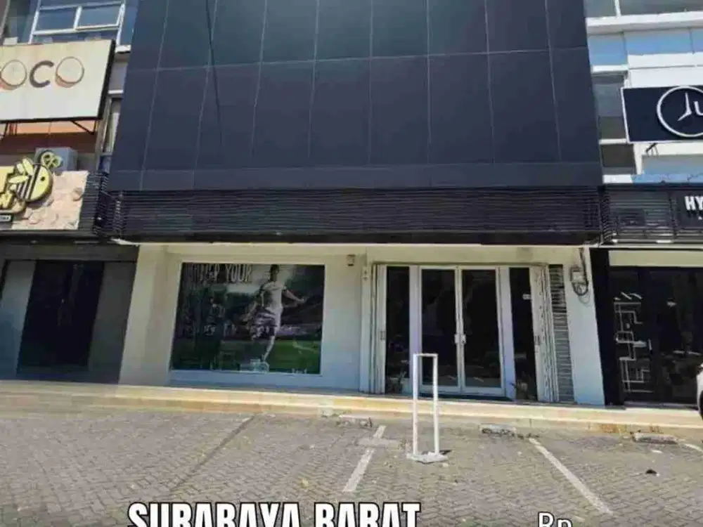 Disewakan 2 Ruko Jejer Tembus jadi Satu di Surabaya Barat 4 Lantai Strategis