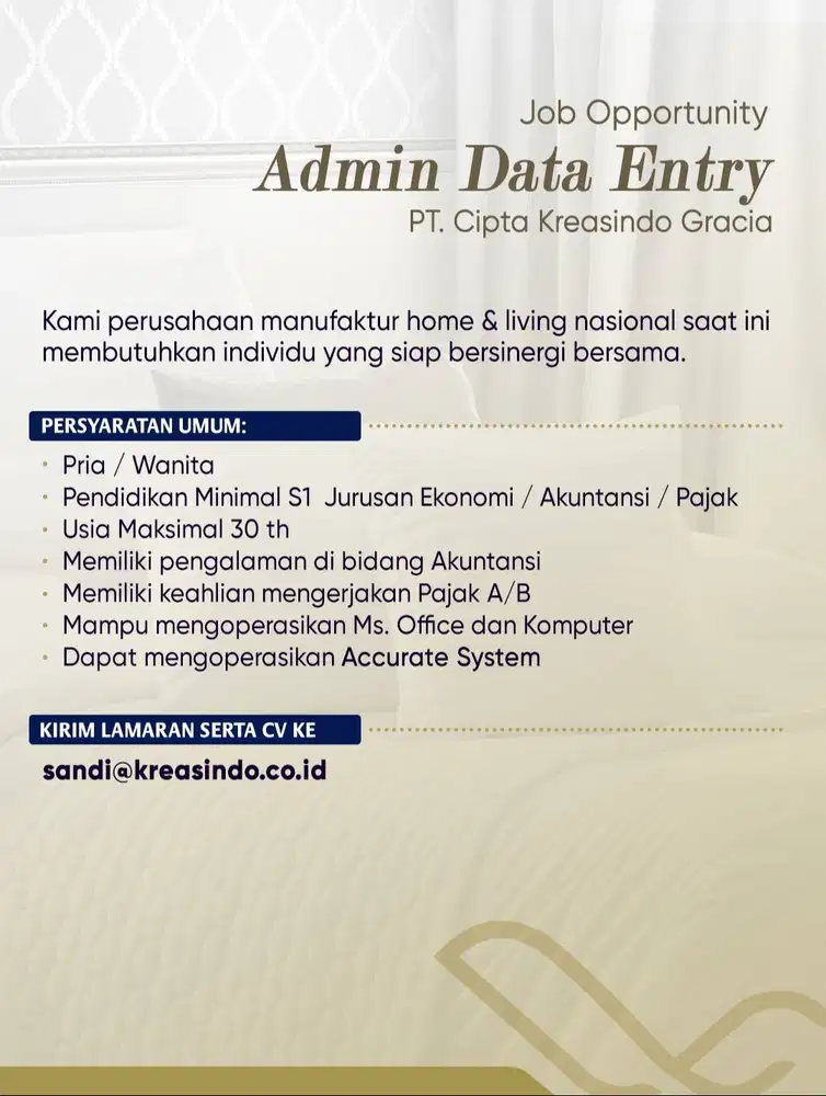STAFF ADMIN DATA ENTRY