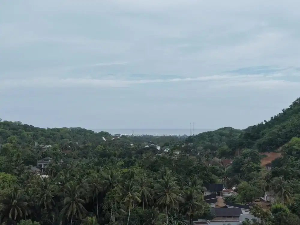 Tanah view laut cocok untuk villa di Kuta Mandalika