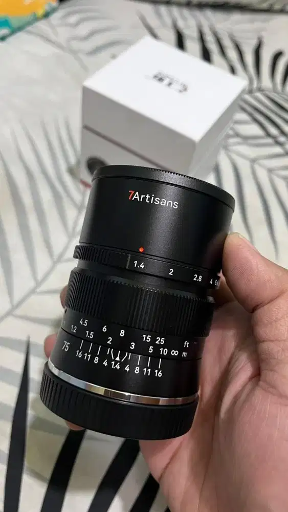 7Artisans 75mm f1.4 for nikon Z mulus lengkap