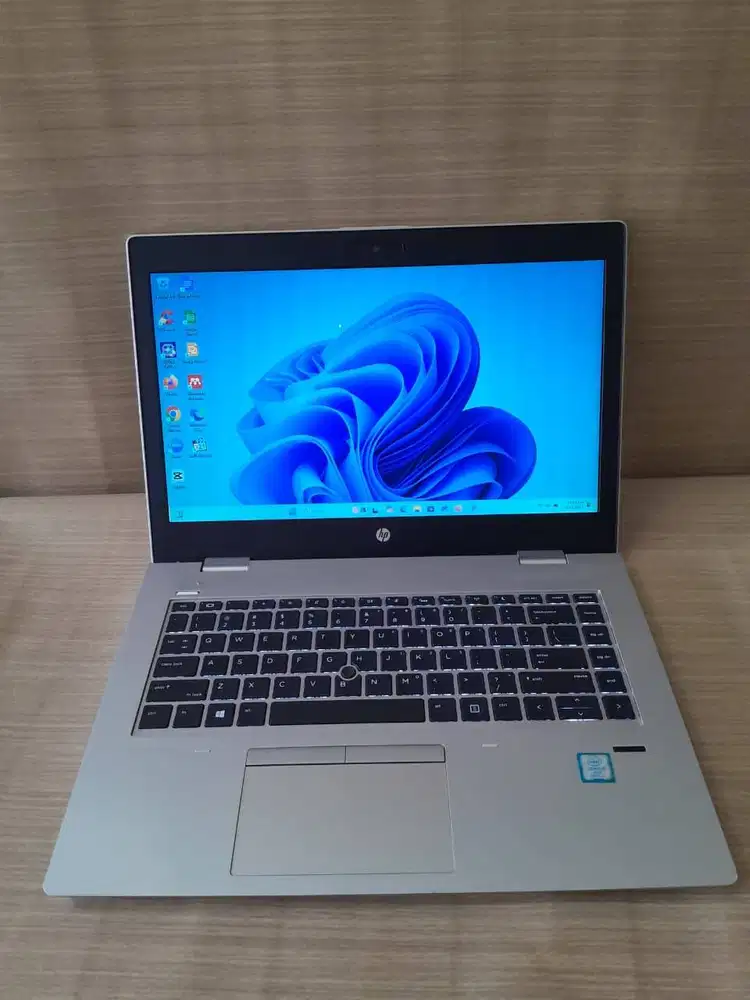 Hp probook 640 G4, Core i5 gen8, Ram 8GB, Ssd 256GB, Layar 14in. bL