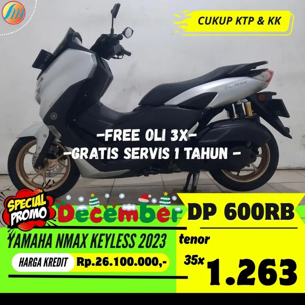 YAMAHA N-MAX CONNECTED 2023 DP PROMO 600RB ANGSURAN TERJANGKAU