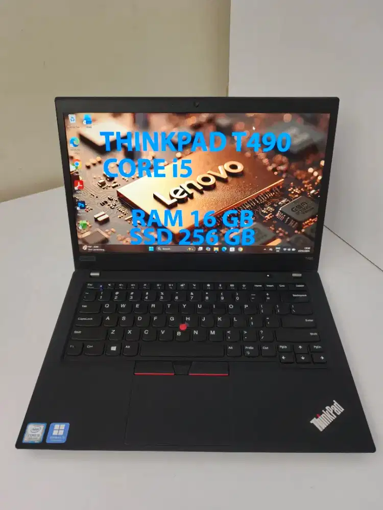JUAL CEPAT Lenovo ThinkPad T490 i5 Gen8 16GB SSD 256 Original &Terawat