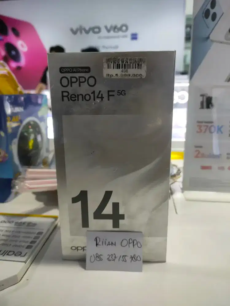 Oppo Reno14F 5g Ram 12/256gb ATLANTIS DAHSYAT