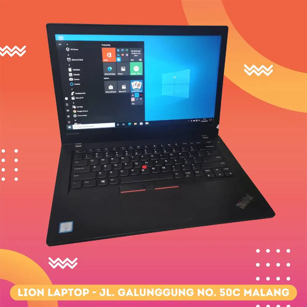 RAM 16GB Core i5 Gen7 SSD 256GB Lenovo Thinkpad T470 [16|12]