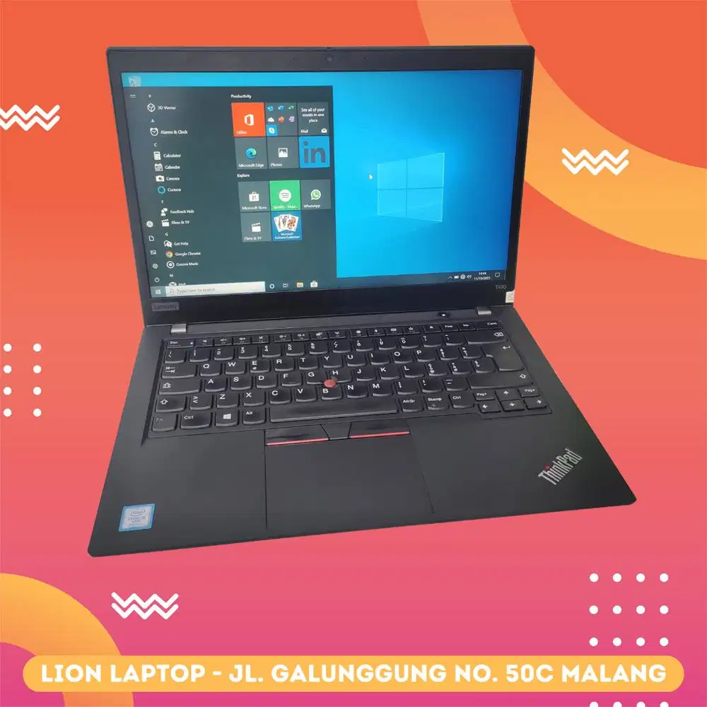 RAM 16GB i5 Gen 8 SSD 256GB Lenovo Thinkpad T490 [16|12]
