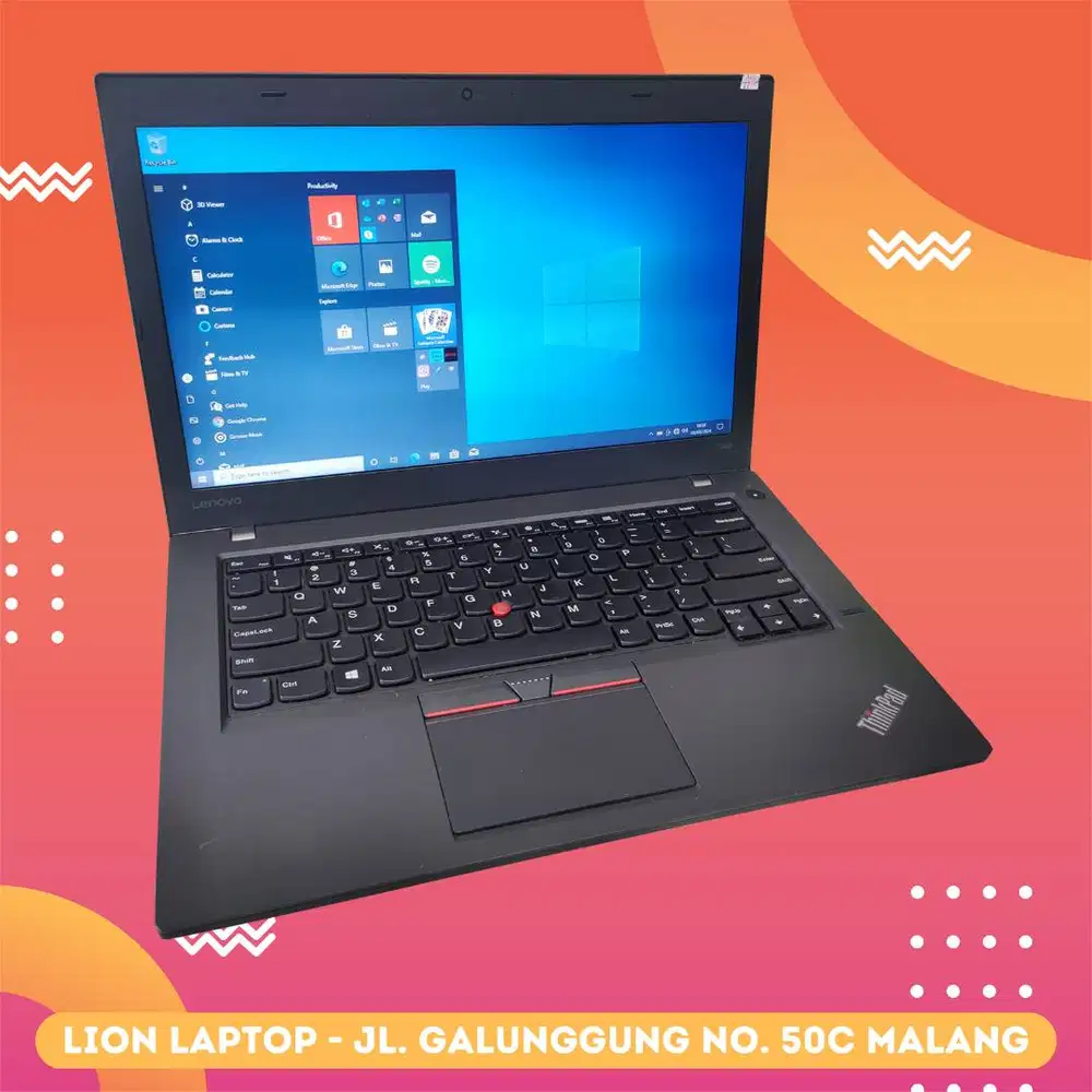 RAM 8GB Core i5 SSD 256GB Lenovo Thinkpad T460 [16|12]