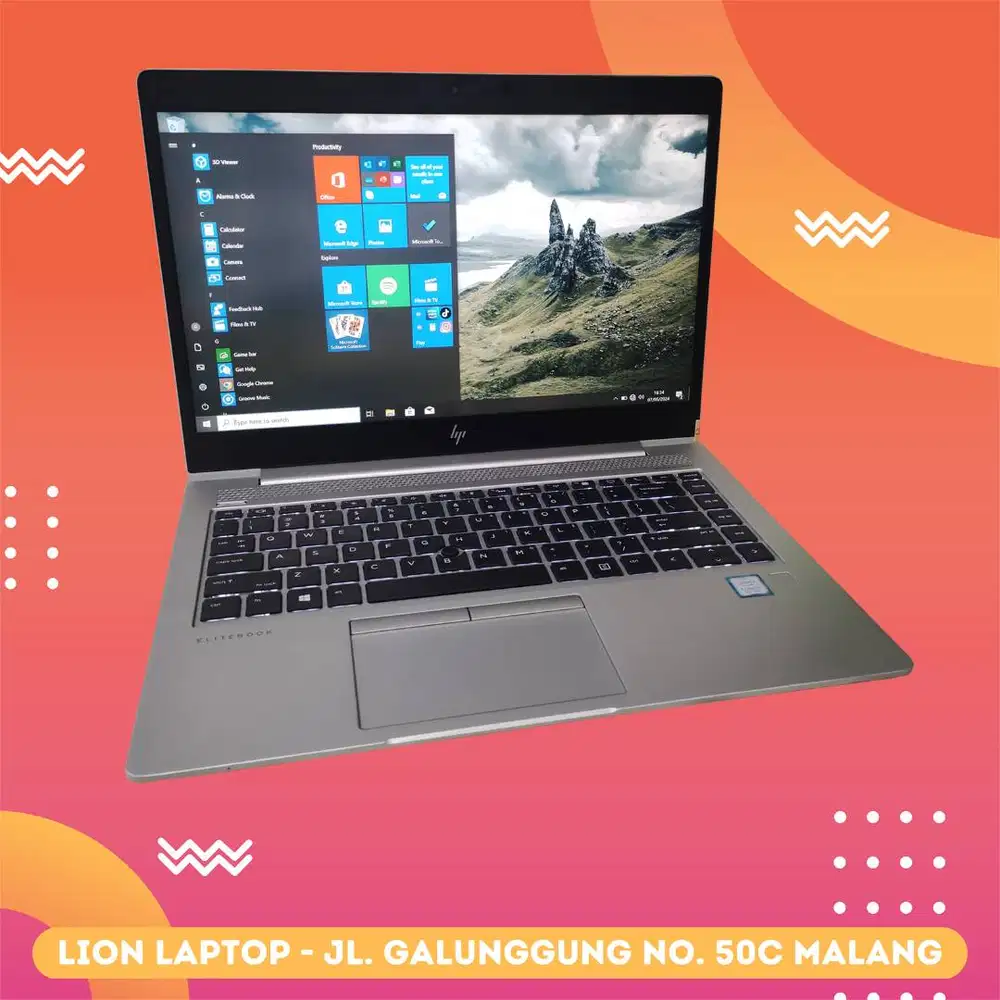 Core i5 Gen 8 RAM 8GB SSD 256GB HP Elitebook 840 G5 [16|12]