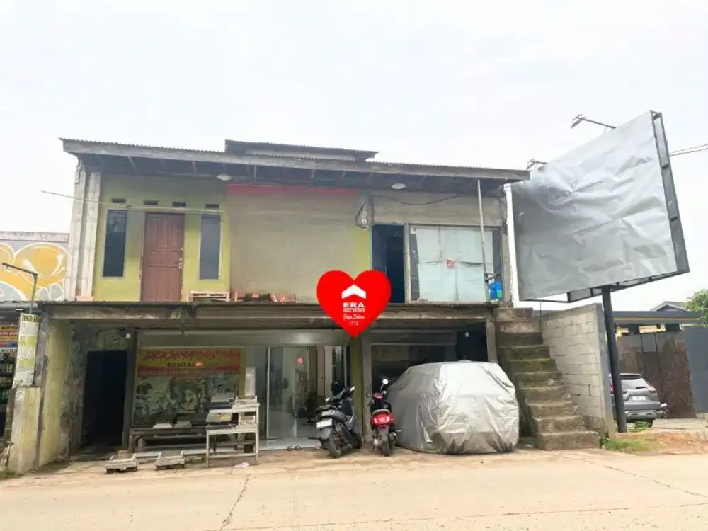 Rumah Usaha di Jl Raya Kabasiran Parung Panjang Bogor