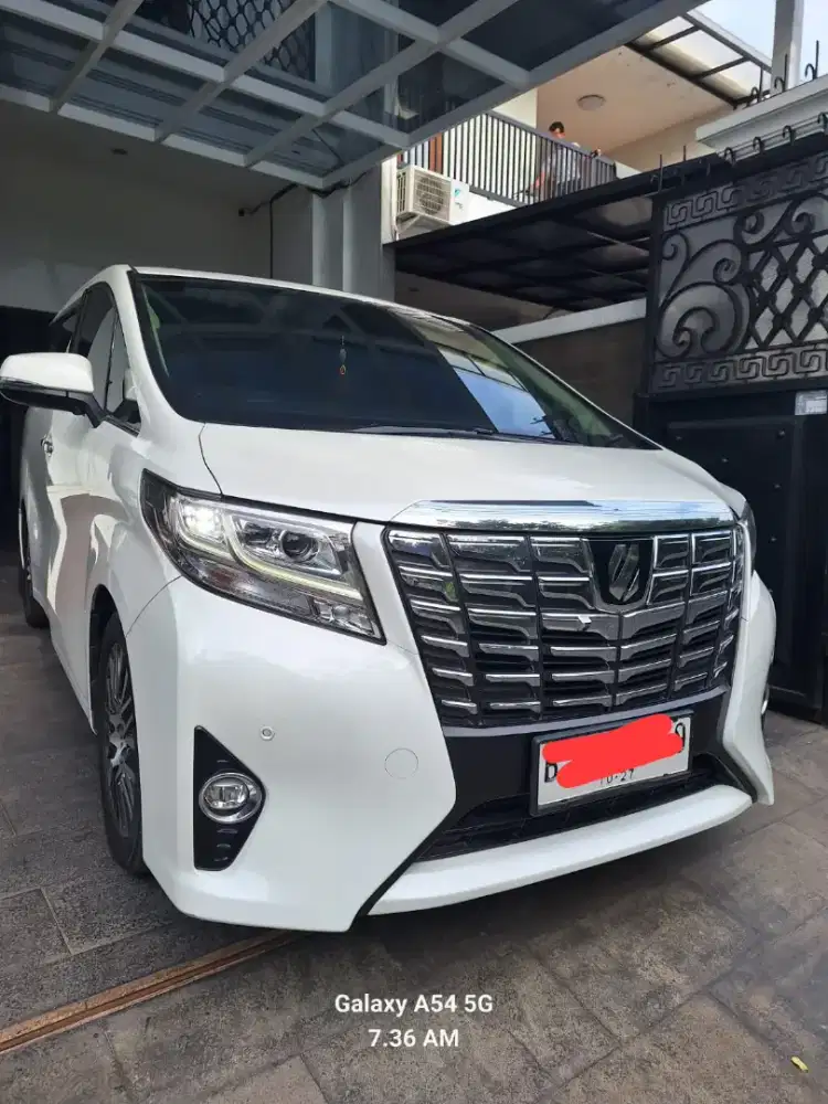 Toyota alphard 2017 type 2.5G , pajak hidup panjang