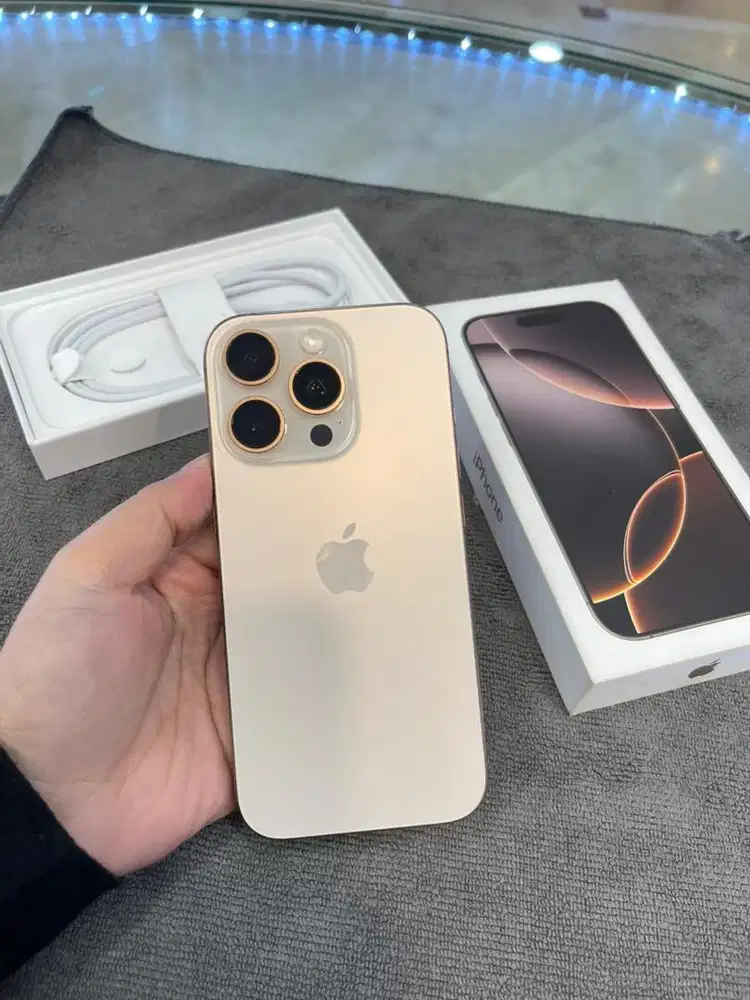 Iphone 16pro 256 Desert Dual Sim ex Inter Beacukai fullset