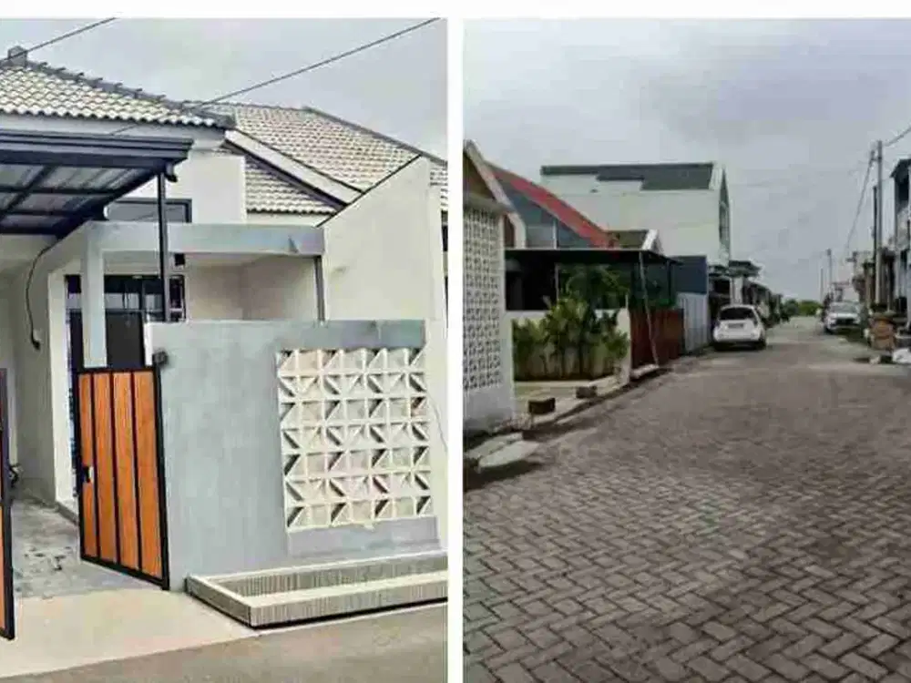 Rumah baru siap huni dekat pasar legi Sukodono SHM siap balik nama