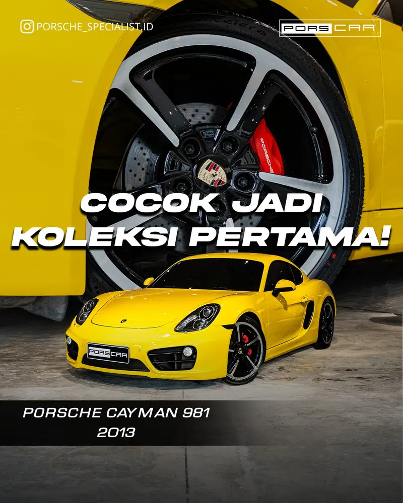 Porsche Cayman 2013 Racing Yellow