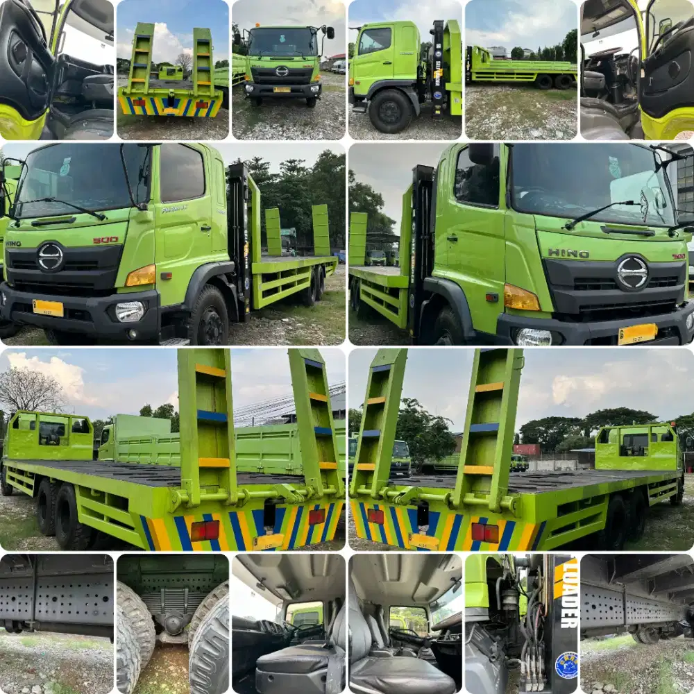 HINO LOHAN FM260JW ASLI LONG SELF LOADER 6X4 TRONTON ISTIMEWA SEKALI
