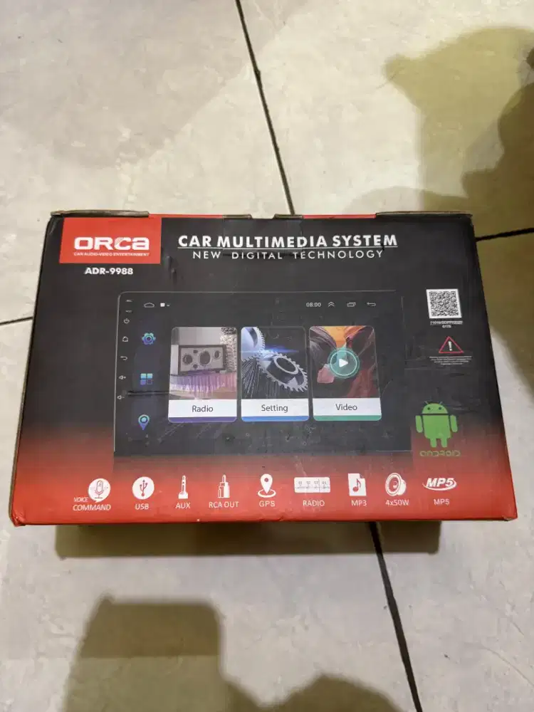Jual cepat Headunit android Orca 9988 9ich voice comen