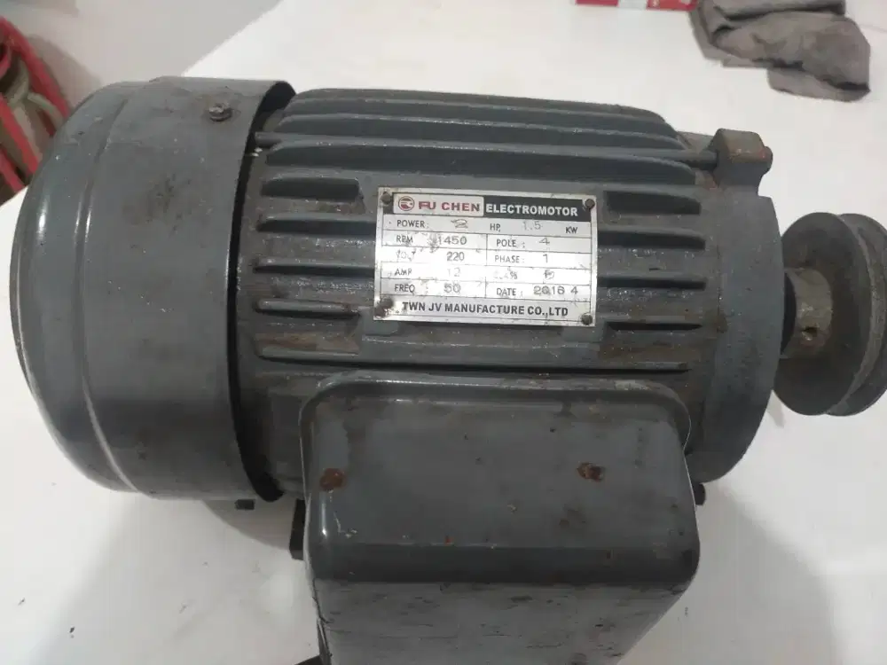 di jual cepat dinamo 1,5 hp nego