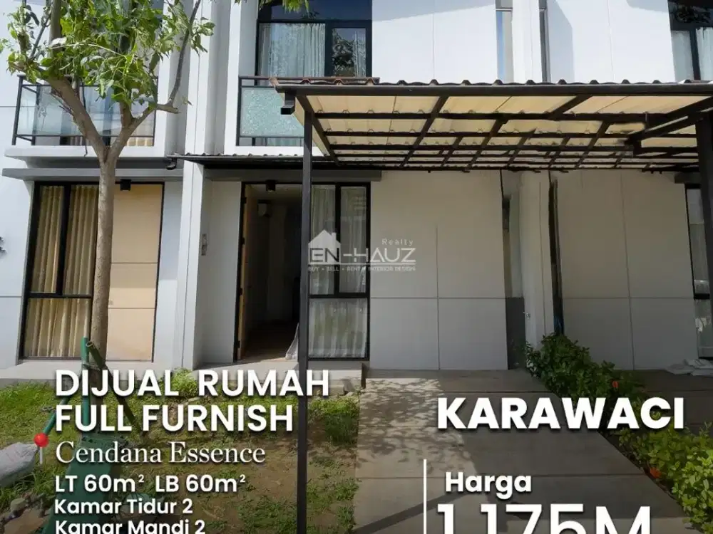 Di Jual Rumah Full Furnish, Cluster Cendana Essence, Karawaci