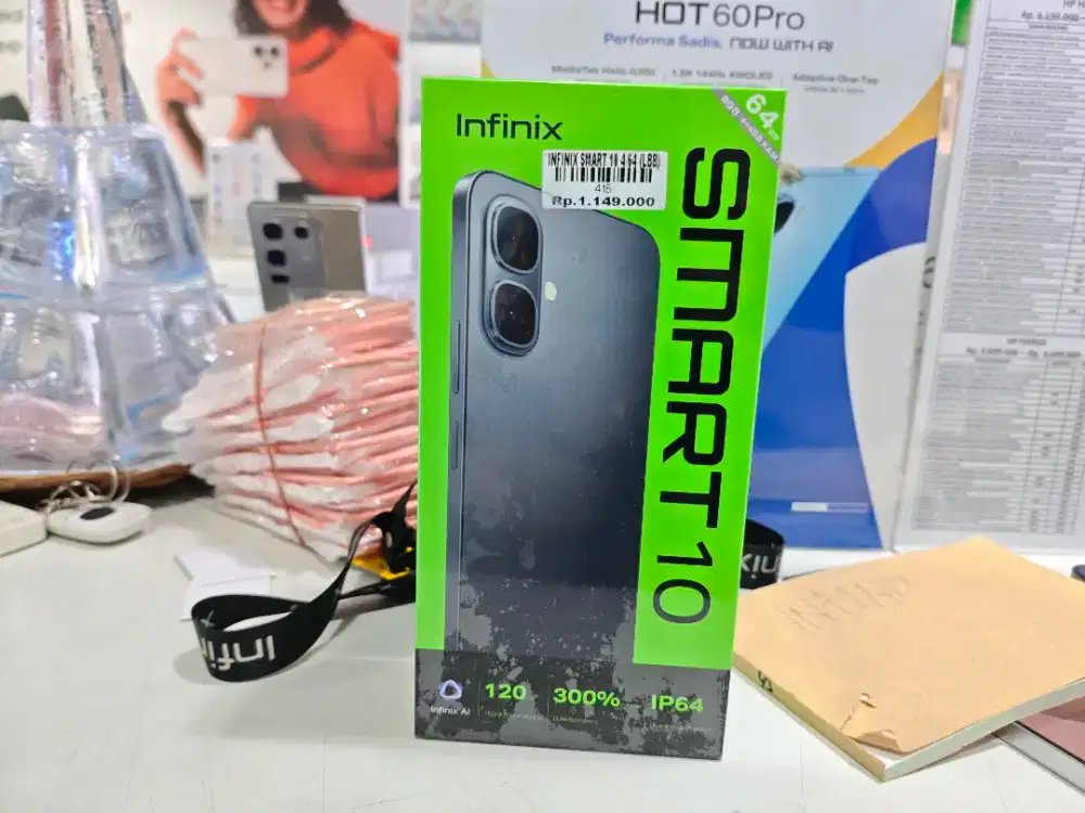 INFINIX SMART 10 RAM 4+4/64 ATLANTIS DAHSYAT