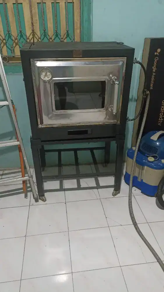 oven gas roda mas bekas normal