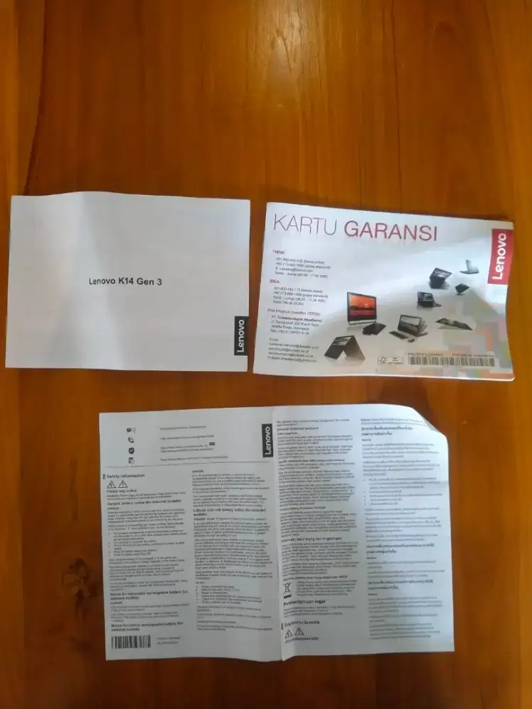 Dijual laptop lenopo 99,99% like new