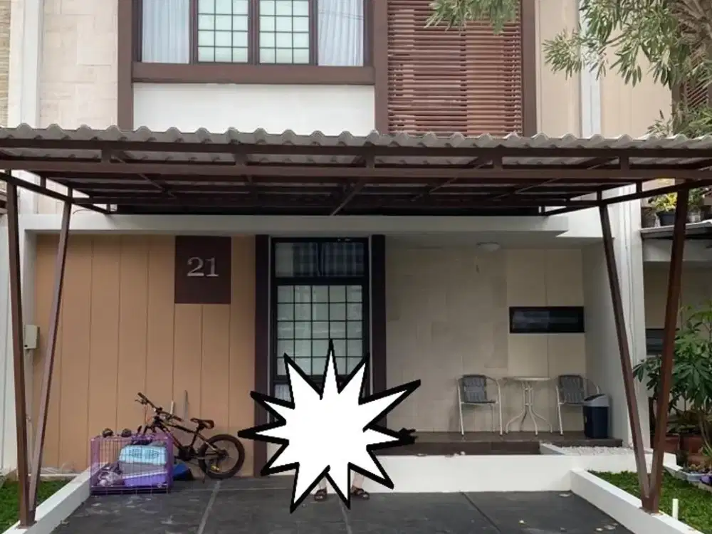 Dijual Rumah Fully Furnish Cluster The Patio Lippo Cikarang - Strategis Dekat kemana-mana