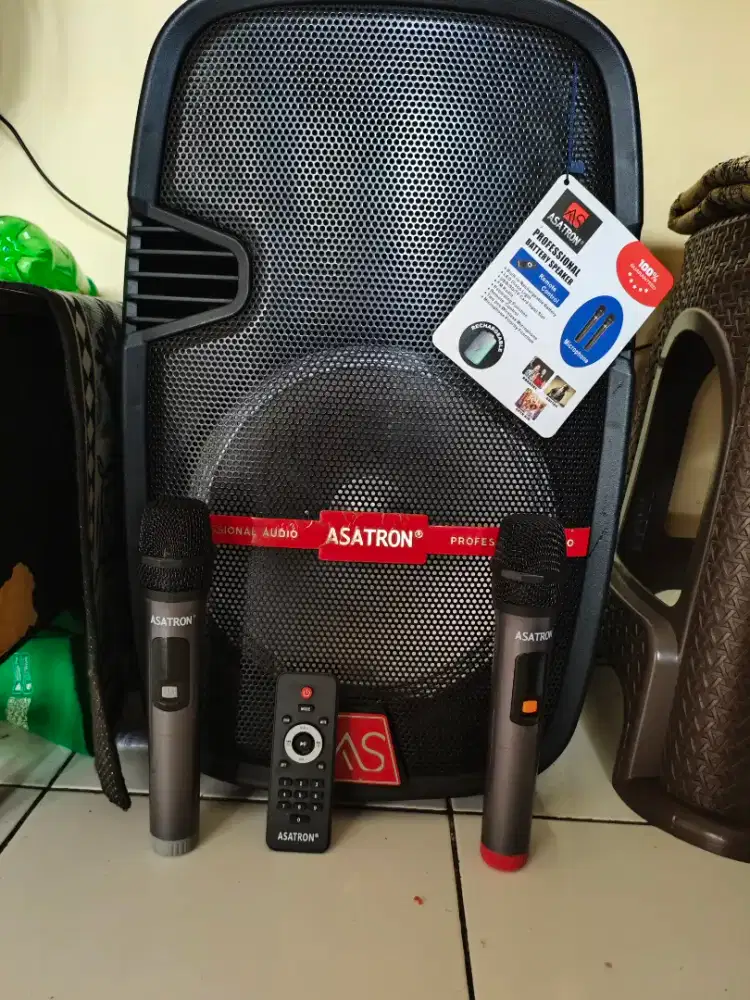 JUAL SANTAI SPEAKER BLUETOOTH KARAOKE ALL IN 1