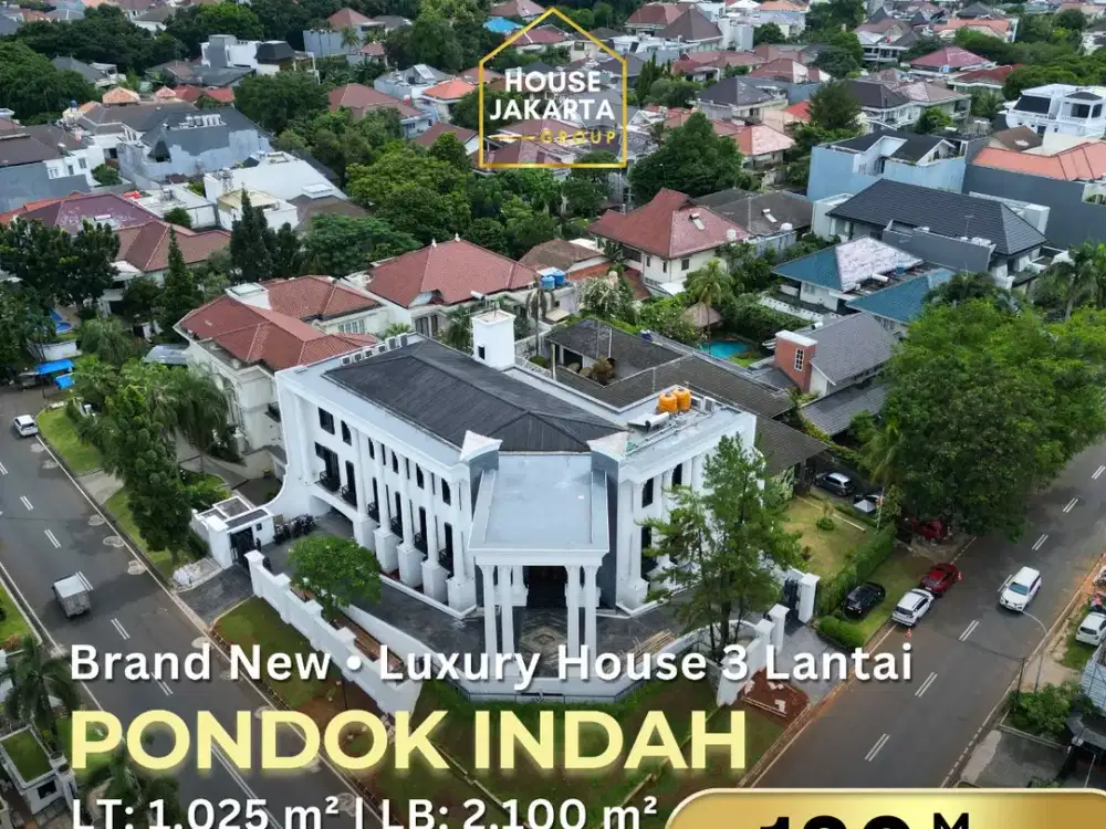 Rumah Mewah Pondok Indah Modern Classic . Private Pool Prime Area Dekat Bukit Golf