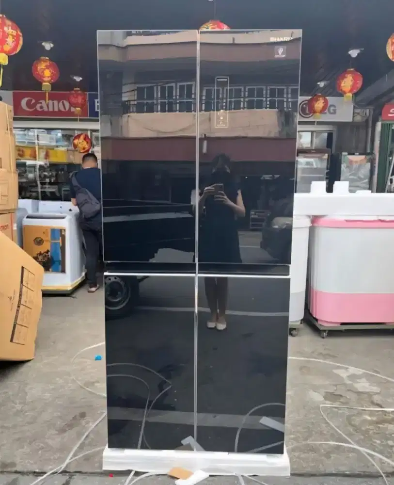 KULKAS SHARP SJ-IF51PGBK