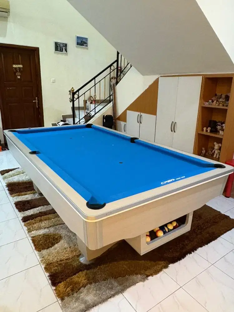 Meja biliard 8ft bekas kondisi mulus