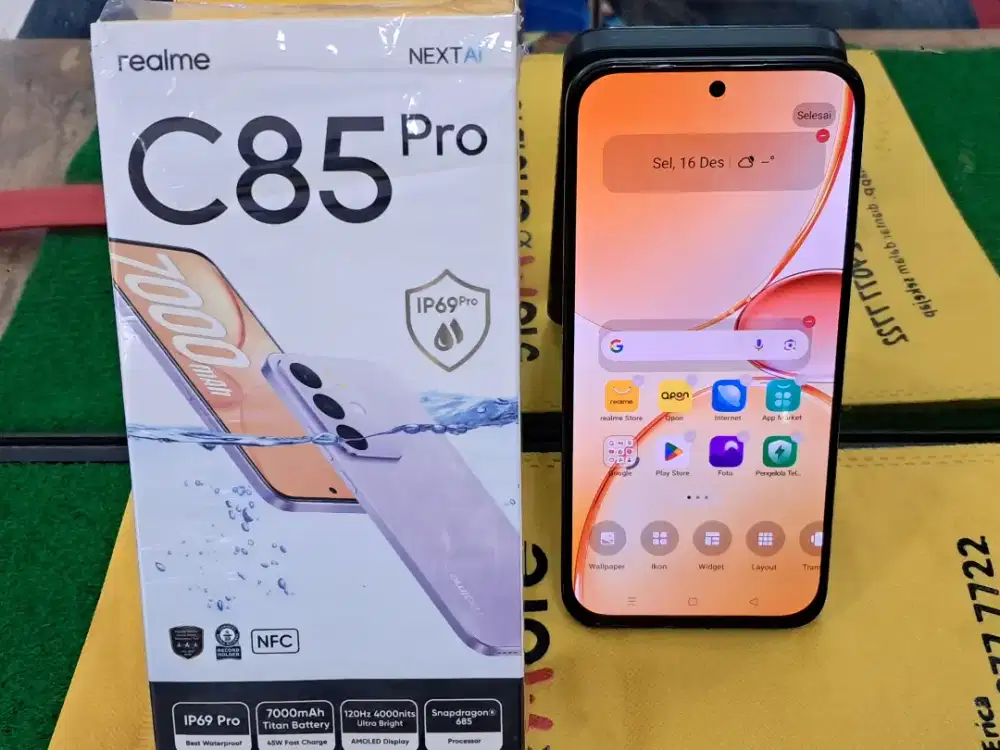 Realme C85 Pro NFC Ram 8/128 GB 2minggu pke mulus sperti Baru.