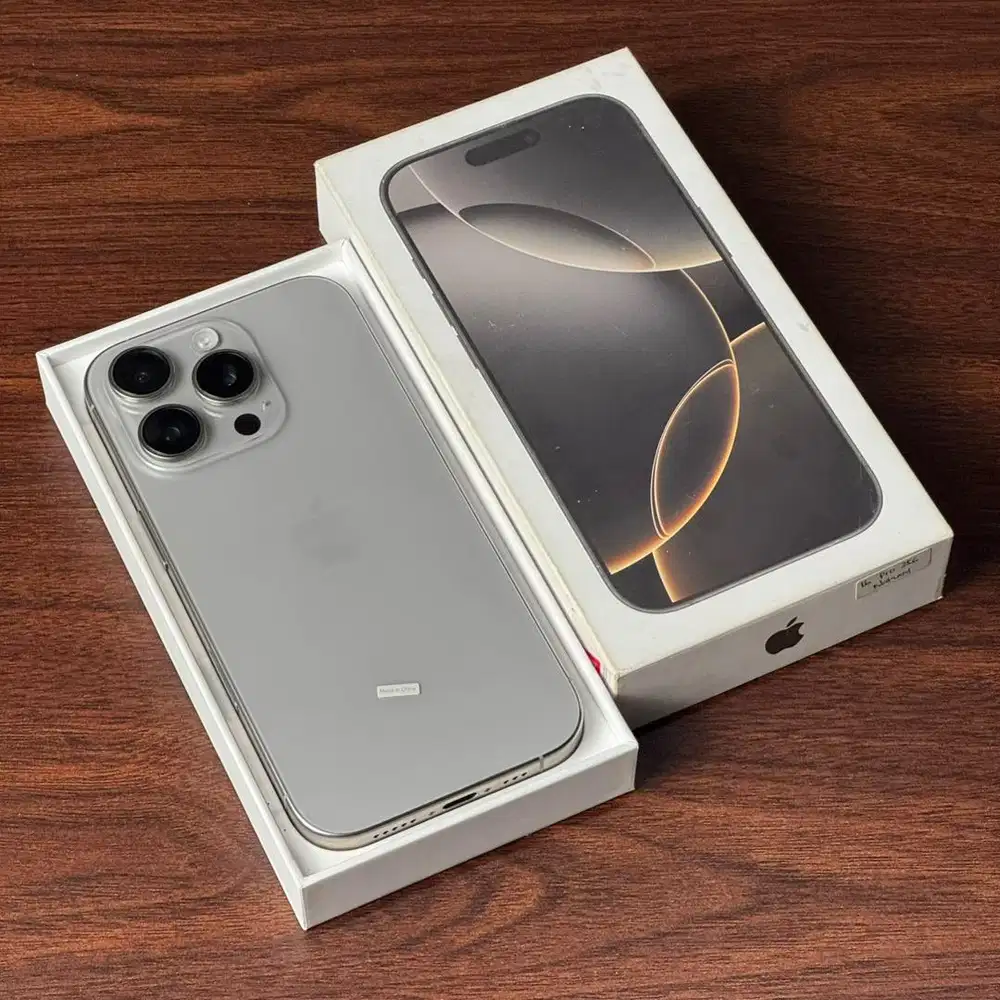 iPhone 16 PRO 256GB Dessert Titanium Garansi Resmi