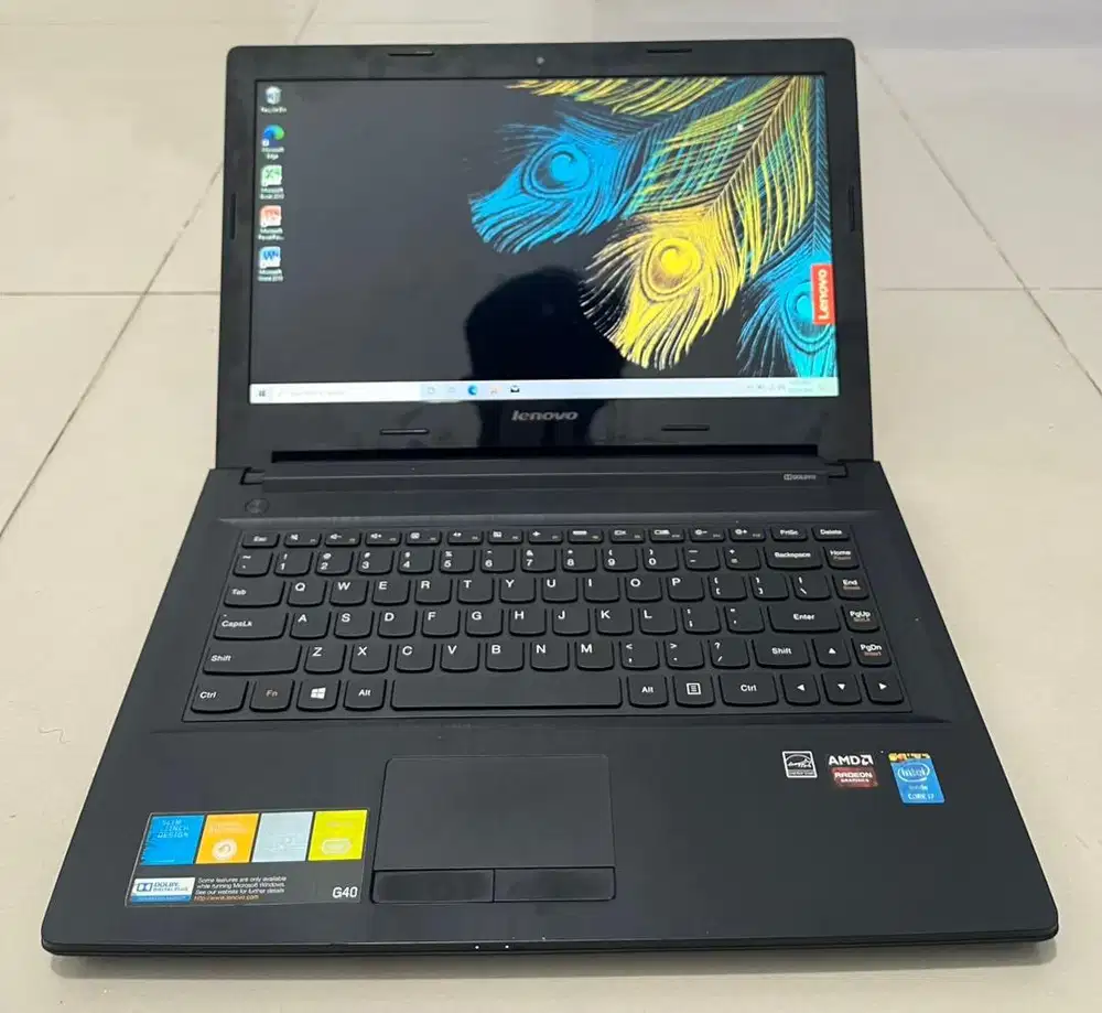 LENOVO IDEAPAD INTEL CORE I7 RAM 8GB MULUS SIAP PAKAI