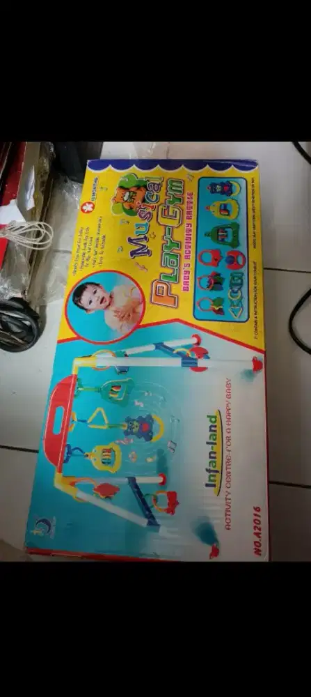 Dijual mainan Baby Play Gym dan Musical like new gress