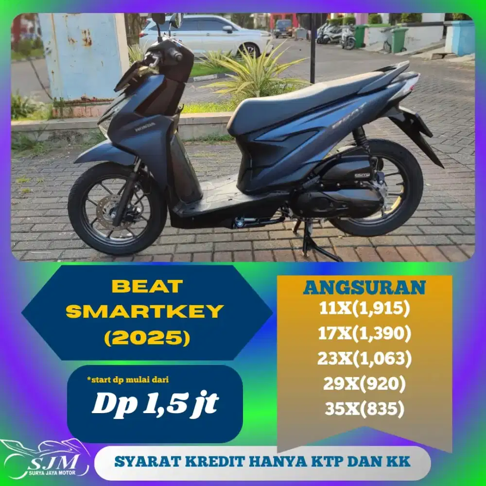 HONDA BEAT SMARTKEY 2025 PAJAK PANJANG