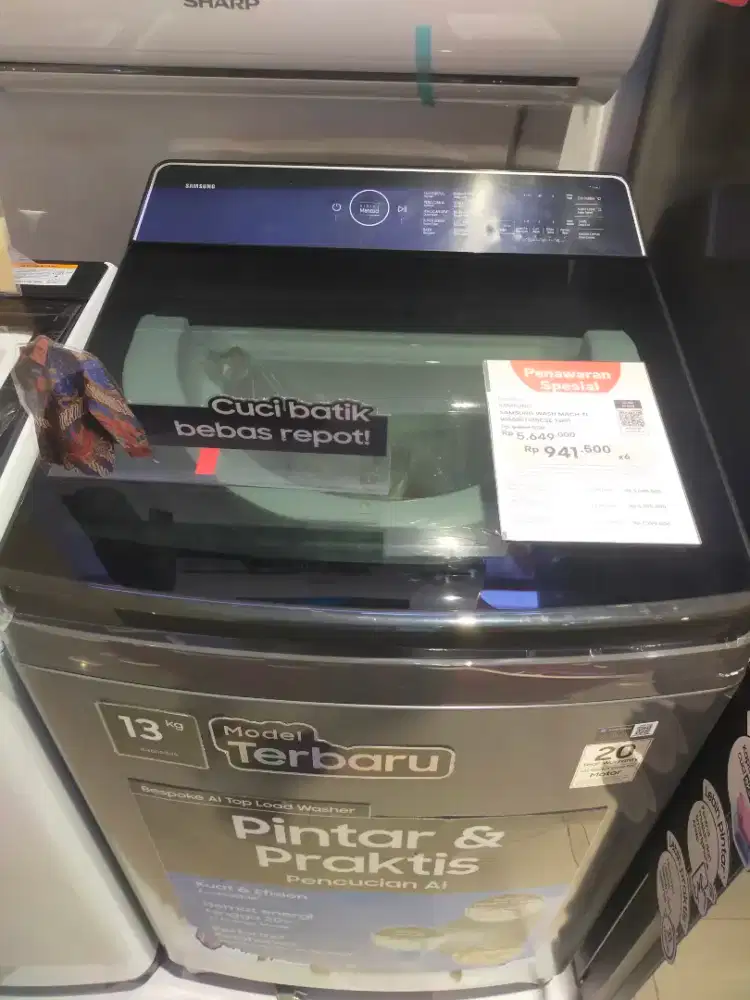 Promo mesin cuci top loading
