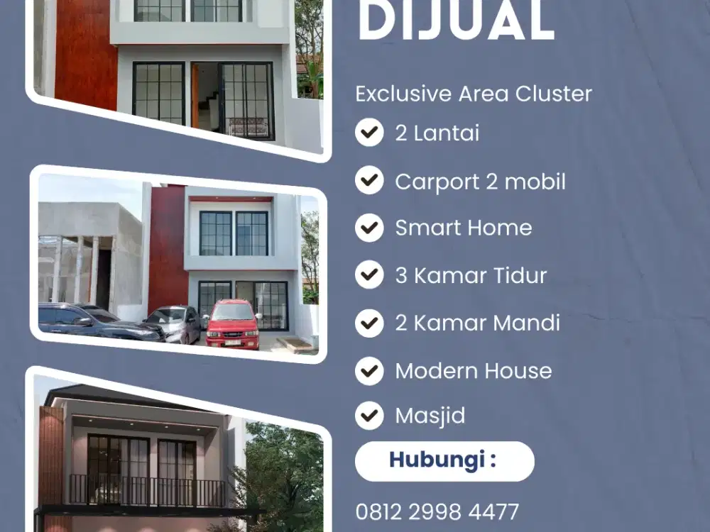 Rumah 2 lantai dekat kampus UMS